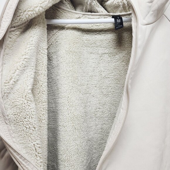 Softshell Fleece Men's Jacket Hood Size 4XL All In Motion Beige Warm Outerwear - Picture 7 of 9